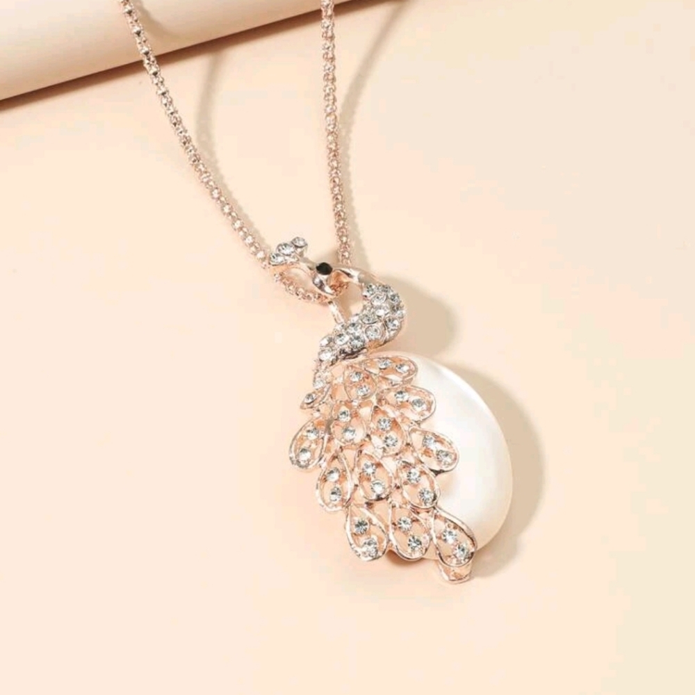 Peacock Pendant Necklace